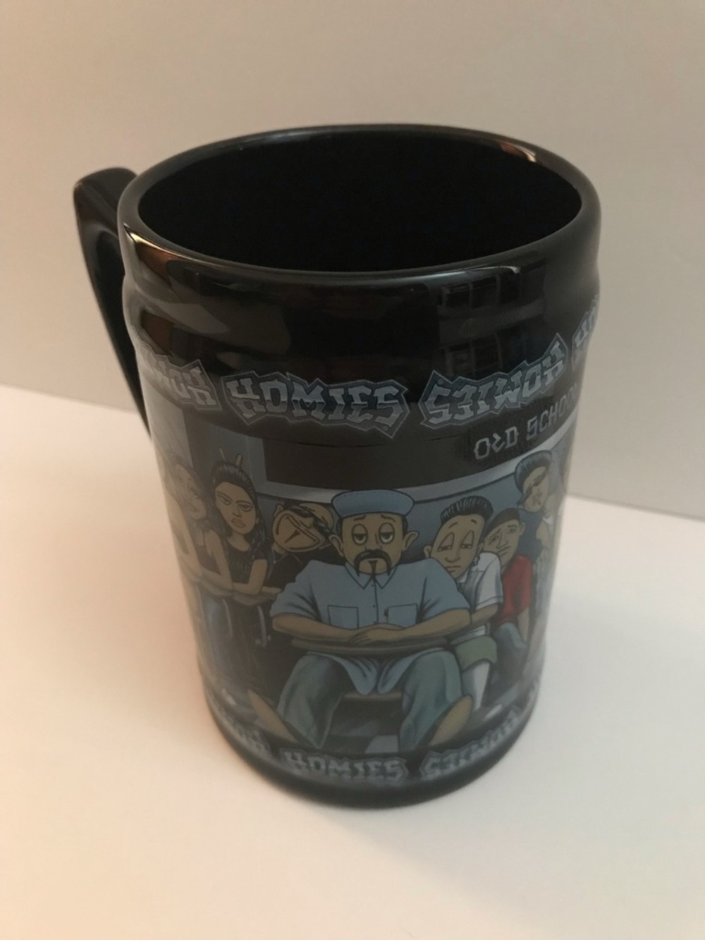 Homies Ceramic Coffee Mug Rare 2003 with Colorful Cartoon Crew Design